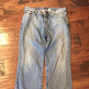 J. Crew 100% cotton whitewashed jeans 👖